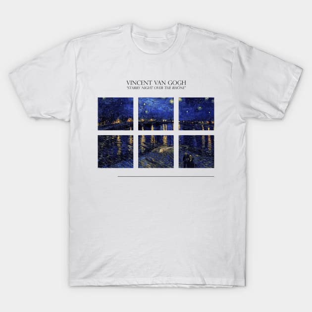 Starry Night Over the Rhône T-Shirt by Laevs